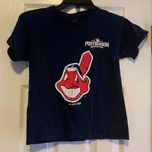 Cleveland Indians T-Shirt - Boys Size 10/12 (M)